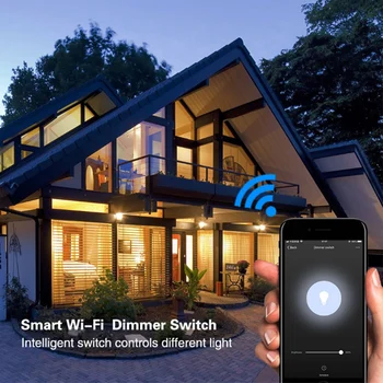 JAV Smart Wifi Touch Perjungti Programą Nuotolinio stiprumą Balsu 