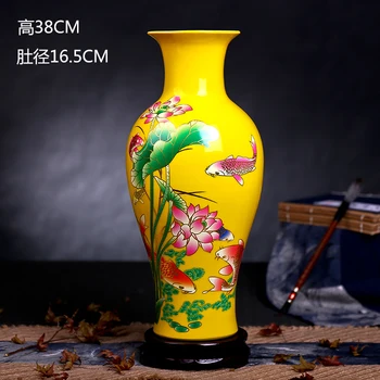 Jingdezhen Keramikos Kinų Stiliaus Eed Hydroponic Vaza Gėlių Vaza Kambarį Dekoruoti Klasikinio Didelis Vaza
