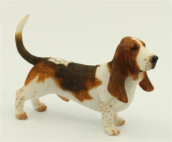 JJM prancūzijos Basset Hound Dog Modelis Naminių Gyvūnų Skaičius Žaislų Surinkėjas Dekoro Vaikas Dovana, Amatai, Suvenyrai, Skulptūros, Modeliavimas Unisex
