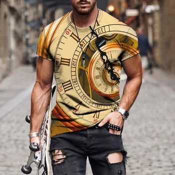 Juokinga Bičių 3D Atspausdintas Vasaros vyriški T-Shirt Asmenybės Gatvės Apvalios Kaklo trumpomis Rankovėmis Genderless Hip-hop ' o Marškinėliai, vyriški marškinėliai Topai