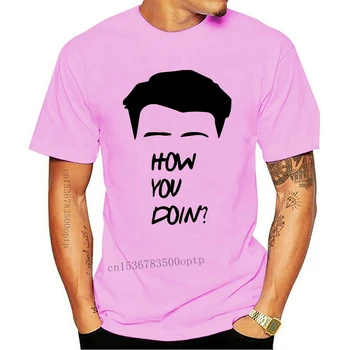 Kaip Jūs Doin - T-Shirt - Draugai Joey TV Filmas - Suaugusiųjų & Vaikams Dydžių - Baltas Kietas Atsitiktinis pasididžiavimas marškinėliai vyrams Unisex Mados
