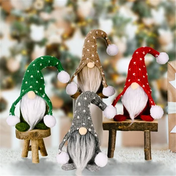 Kalėdinė Dekoracija Beveidis Miško Vyras Lėlės, Papuošalai 2022 Merry Christmas Kalėdų Dovana Vaikams, Naujieji Metai, Kalėdos Beveidis Lėlės
