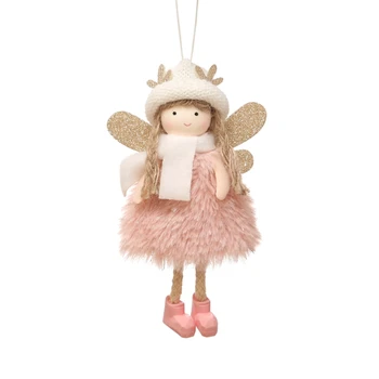 Kalėdų Medžio Apdaila Angel Doll Kabo Pakabukas Mielas Elf Kabinti Angelas Lėlės, Papuošalai Cute Lėlės Amatų Papuošalai