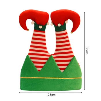 Kalėdų Skrybėlę Klounas Kelnes Kojos Vaikams Kalėdų Bžūp Flanelė Suaugusių Šalies Bžūp Festivalio Naujųjų Metų Namų dekoro Kostiumas Dovana