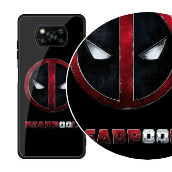 Kameros Apsaugos Deadpool Telefono Dėklai Xiaomi POCO M3 X3 NFC F2 Pro X2 Stabdžių Patenka Vyrai, Ne Slydimo Sunku Akrilo Atgal Apima Juoda
