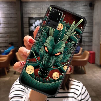 KAMUOLYS Anime Drakonai Telefono dėklas, Skirtas Samsung Galaxy Note 4 8 9 10 20 S8 S9 S10 S10E S20 Plius UITRA Ultra black mados hoesjes