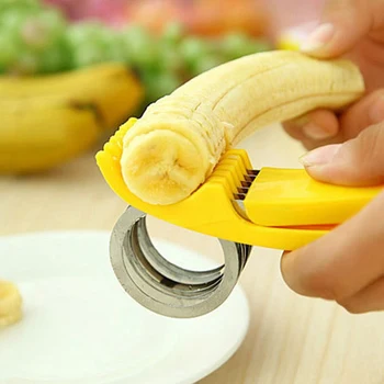 Karštas Bananų Vaisiai Slicer Peiliu Virtuvės Mini Dešra Slicer Daržovių Cutter Naujųjų Metų Vestuvių Dekoro