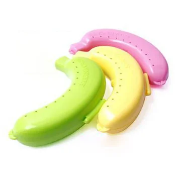 Karšto Mielas Bananų Atveju Raštas Lauke Kelionę Konteinerių Lauko Bananų Vaisių Saugojimo Turėtojo Kelionės Aksesuaras PLD