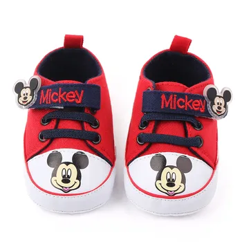 Karšto sprogimo modeliai Mickey Mouse babyshoes kūdikio, vaikiška avalynė gražių kūdikių bateliai lengvas slydimas