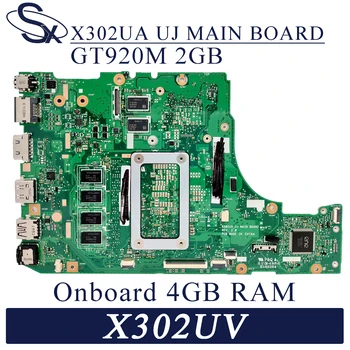 KEFU X302UA_UJ Nešiojamojo kompiuterio motininė plokštė, skirta ASUS X302UV X302UA X302UJ originalus mainboard 4GB-RAM I5-6200U GT920M