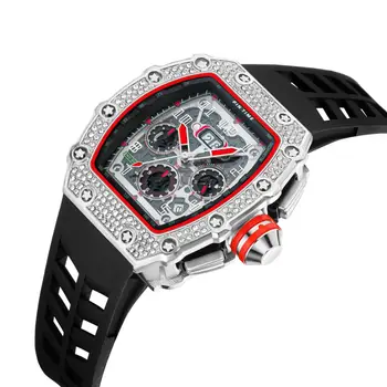 Kietas Sportas Žiūrėti Vyrų Chronograph Karinės Vyrai Laikrodžiai Top Brand Luxury Gold Diamond Laikrodis žmogus Laikrodis reloj hombre montre