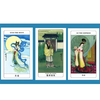 Kinijos Mitas Būrimą Taro Kortos Kortų Žaidimas 12*7cm Kortelės Kinų/anglų Versija Šeimos/Draugų