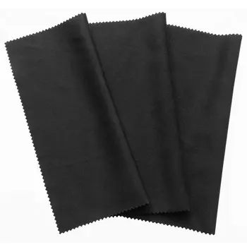Kokybės 3x mikropluošto valymo šluostės 20x19cm, juoda valymo šluostės, touchscreen, išmaniojo telefono ekranas, akiniai, nešiojamas, objektyvas, mkr