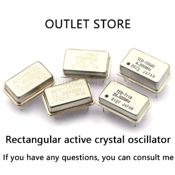 Kristalų laikrodžių osciliatoriai, 40MHZ 40M 40.000 MHZ In-line active kristalų OSC CINKAVIMAS-4 stačiakampis laikrodis vibracijos visu dydžiu 5vnt