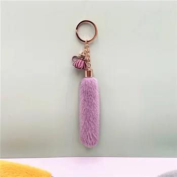 Kūrybos kutas animacija keychain mielas maišelį animacinių filmų pliušinis pakabukas automobilio raktų grandinės žiedas papuošalai aksesuarai dovanos, mažos