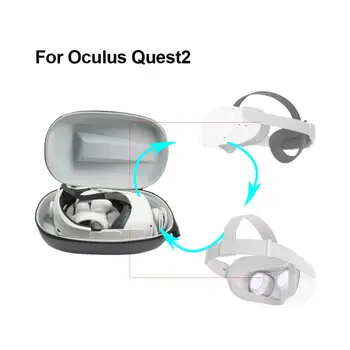 Laikymo Dėžutė Oculus Quest 2 laisvų Rankų įranga Kelionių Atveju, Vežančių Apsaugos Atveju Sunku EVA talpinimo Krepšys Oculus Quest 2