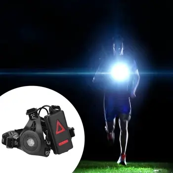 Lauko Sportas Veikia LightLED Naktį Veikia Žibintuvėlis Įspėjimo Dviračio Lemputė USB Mokestis Krūtinės Lempos Vaikščiojimas Bėgiojimas BikeAccessories