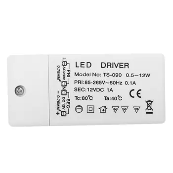 LED Driver Maitinimo Adapteris Transformatorius 220V-240V už MR16 / MR11 12V LED lemputes, LED Juostelėmis 0,5 W - 12W Nauja Karšto