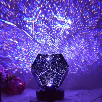 Led Planetariumas Galaxy Dangaus Projektorius Žvaigždėtą Naktį Šviesos Miegamojo Puošmena Namuose su USB Baterija Nuotolinio Romantiška 