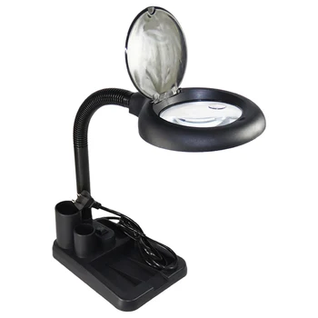LED Stalo Lempa Apšviestas Lankstus Bendable Stalas Šviesos Akių Apsauga Lempa Su Saugojimo Krepšys Didinamąjį Objektyvo Dizainas