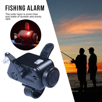 LED Žvejybos Signalizacijos Prietaisas 03002A Didelio Jautrumo Garsas Reguliuojamas Žvejybos Signalizacijos Nešiojamų Patvarus Naktį, Žvejybos