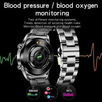 LIGE 2021 Naujas Smart Watch Vyrai Visiškai Jutiklinį Ekraną Sporto Treniruoklių Žiūrėti IP67 atsparus Vandeniui Bluetooth 