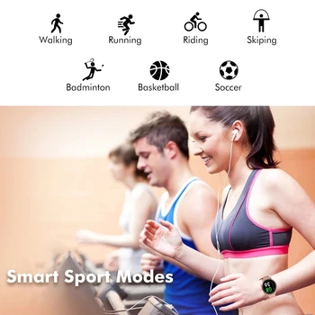 LIGE Mada Sporto Smart Watch Vyrų, Moterų Fitneso tracker žmogaus Širdies ritmo monitorius Kraujo spaudimo funkcija 