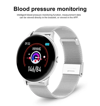 LIGE Mada Sporto Smart Watch Vyrų, Moterų Fitneso tracker žmogaus Širdies ritmo monitorius Kraujo spaudimo funkcija 