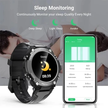 LIGE Naujas Smart Watch Vyrų Fitneso Tracking Širdies ritmas, Kraujo Spaudimo Stebėjimo Lauko Sporto Žiūrėti IP68 Vandeniui Smartwatch