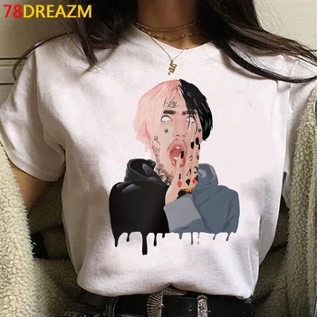 Lil Peep marškinėlius vyrų derliaus grafinis tees moterų estetinės harajuku kawaii pora drabužius t-shirt vasaros top tumblr plius dydis