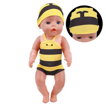 Lėlės Drabužių Antis Lėlės maudymosi kostiumėlį, Tinka Priedai 18 Colių Amerikietis Merginą & Baby Born Lėlės 43cm ，Žaislai Mergaitėms