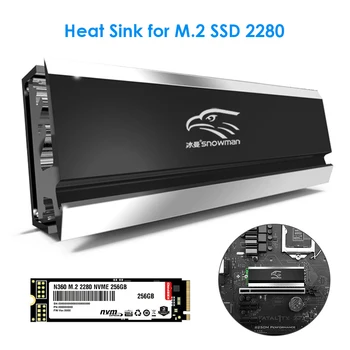 M. 2 SSD NVMe Aušintuvo Heatsink 2280 Kietojo Kietajame Diske, Radiatorių M2 NGFF PCI-E NVME Aliuminio Šilumos Kriaukle Aušinimo Šilumos Padas