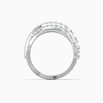 Mados Swa Nauja Tvist Eilučių Žiedas Žavinga Susipynę Siūlai Išskirtinį Apdailos Moterų Sužadėtuvių Žiedas Prabangus Romantiškas Jewelr