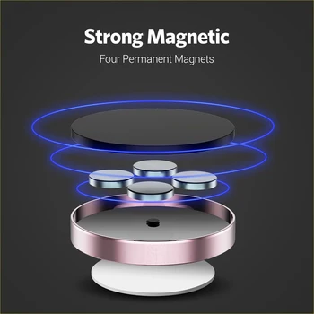 Magnetinio Automobilinis Telefono Laikiklis iPhone Samsung Magnetas Kalno 360 Sukimosi Automobilio Savininkas Telefono Automobilinis Telefono Laikiklis Stendas
