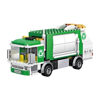Mailackers Naujas Miestas, Šiukšlių Klasifikacija Sunkvežimių Automobilis Gali Inžinerijos, Transporto priemonės Modelis Blokai Švietimo Žaislai Vaikams