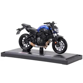 Maisto 1:18 2018 Yamaha MT07 Statinio lydinio Transporto priemonių, Kolekcines, Pomėgiai Motociklo Modelį, Žaislai