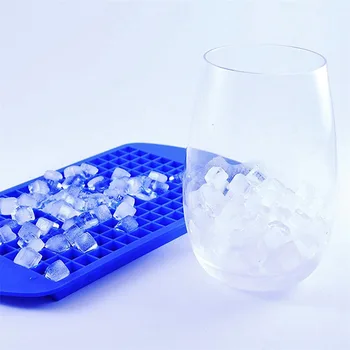 Maisto Klasės 160 Ertmės Silikono Baras, Ledo Kubelių Padėklas Mini Ledo Kubeliai Mažas Kvadratas Pelėsių Ice Maker Virtuvė