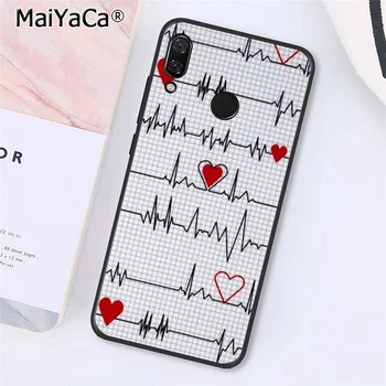 MaiYaCa Slaugytoja Medicina, Sveikata širdies stetoskopas Telefoną Atveju Xiaomi Redmi8 4X 6A 9 8T Redmi5 5Plus Note5 7 Note8pro 9 9pro