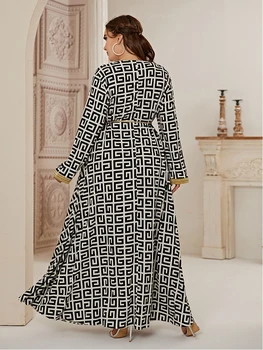 Maroko Kaftan Musulmonų Dubajus Abaja turkijos suknelė didelis dydis mados ir elegantiškas susiuvimo Ramadanas suknelė, diržas,
