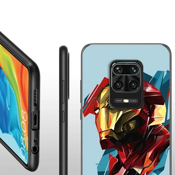 Marvel Herojus Keršytojas atsparus smūgiams gaubtas Xiaomi Redmi K40 K30i K30T K30S K30 K20 10X Ultra Pro Black Telefono dėklas