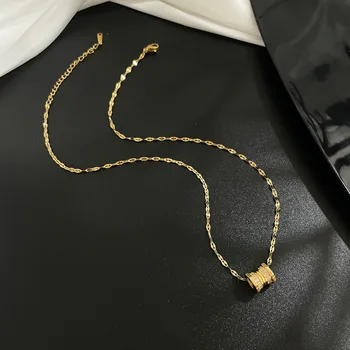 Mažas manwaist Aukso Karoliai Pakabukas Moterų Kietas Stilius Paprastas Temperamentas Neckchain dizainas,clavicle bižuterijos Didmeninė