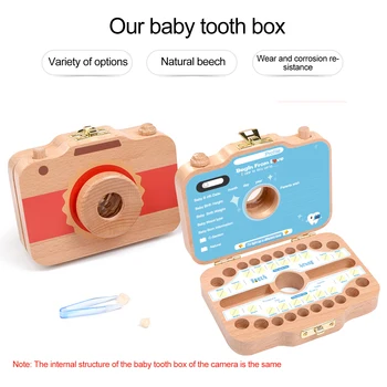Mediniai Vaikų Dantų Užsklanda Dantų Kamera Kūdikių Dantų Lauke Apdailos Išsaugoti Tauriųjų Momentus Fėja Lauke Atmintį Berniukų, Mergaičių