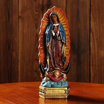 Mergelės Marijos Apdailos Religinių Namų Puošybai Mergelės Marijos Statula Krikščionių Dovana