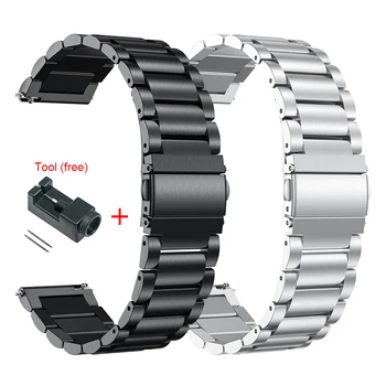 Metalo Diržu, arba Huami Amazfit GTS 2 mini Smart Band Apyrankė Nerūdijančio Dirželiai gts2 Pakeitimo Apyrankę 20MM Watchband