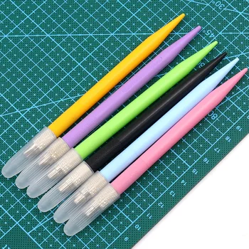 Metalo drožyba naudingumas peilis studentas ne slydimo amatų popieriaus pjaustytuvas pen raštinės reikmenys mokyklos dailės pjovimo įrankiai, reikmenys