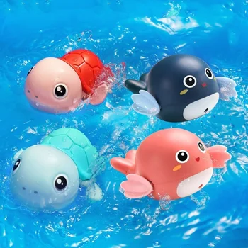 Mielas Animacinių Filmų Gyvūnų Vėžlių, Delfinų Classic Baby Vandens Žaislas Kūdikiams Plaukti Vėžlys Vaikams Paplūdimys Vonios Žaislai