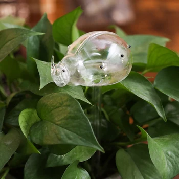 Mielas Automatinė Gėlių Laistymo Įrenginys Stiklo Savarankiškai Laistymo Statymų Augalų Stiklo Waterer Automatinė Laistymo Vandens Gaublys iš NAUJO