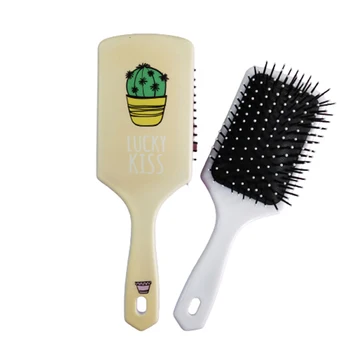Mielas Kūrybos Galvos Masažas Šukos Anti Static Paddle Brush Hairbrush Plaukų Formavimo Įrankis, Vaikams, Moterims, Garbanotais Tiesūs Plaukai