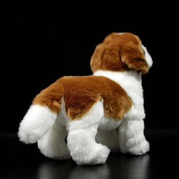 Mielas Modeliavimas Saint Bernard Įdaryti Pliušinis Žaislas, Lėlė Canis Lupus Familiaris Šuo Realiame Gyvenime Gyvūnų Modelio Vaikams Naujųjų Metų Dovana
