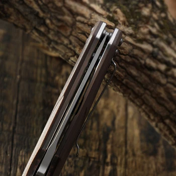 MIKER TIGEND D2 plieno Peilis Sulankstomas peilis G10 rankena, sudedamas peilis kempingas Išgyvenimo lauko EDC įrankiai kišenėje Peiliai CF1818